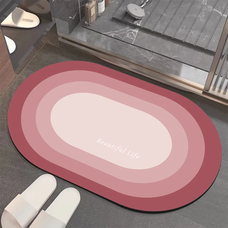 Modern Layered Bathroom Mat Stornfield