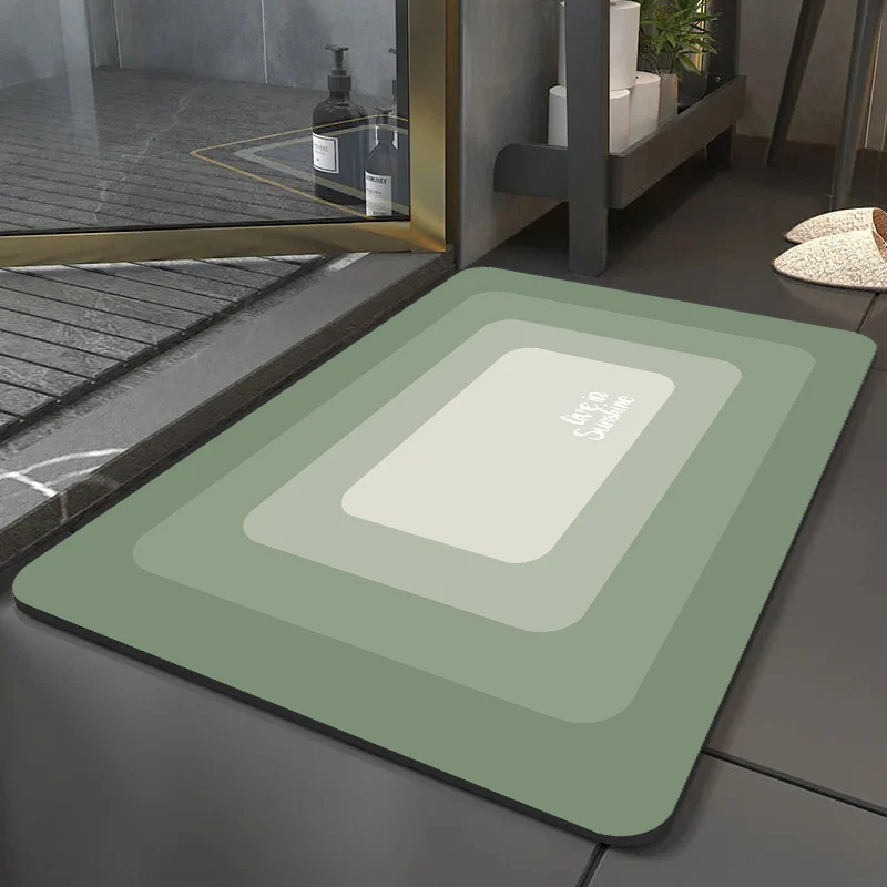 Modern Layered Bathroom Mat Stornfield