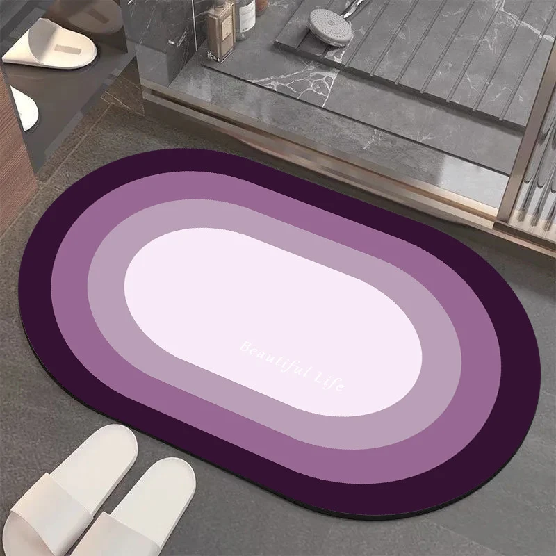Modern Layered Bathroom Mat Stornfield