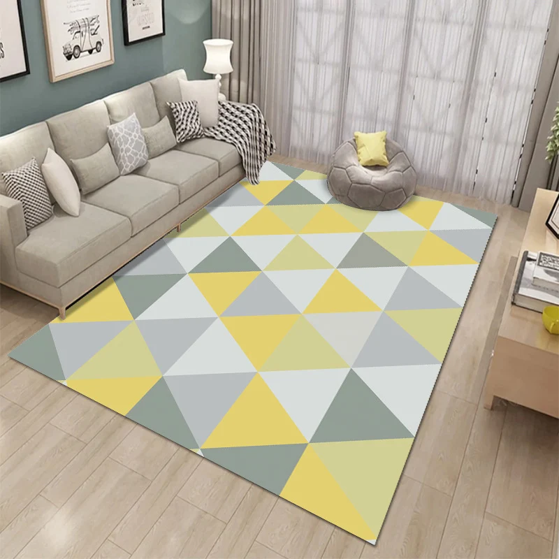 Modern Geometric Pattern Area Rug Stornfield