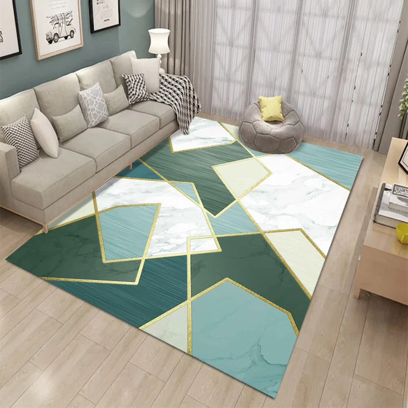 Modern Geometric Pattern Area Rug Stornfield