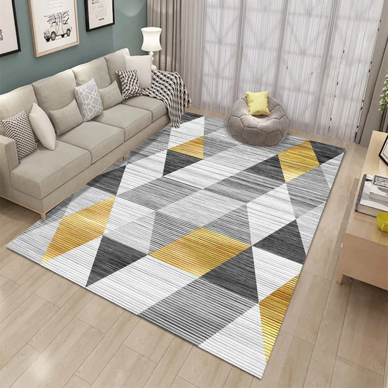 Modern Geometric Pattern Area Rug Stornfield