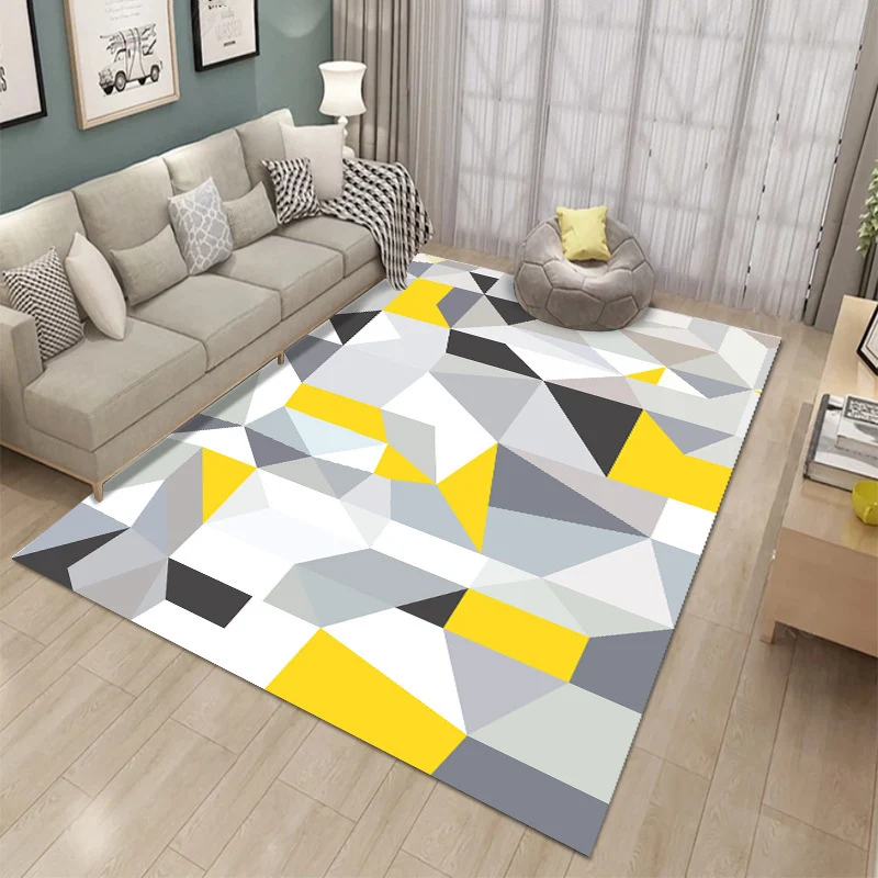Modern Geometric Pattern Area Rug Stornfield