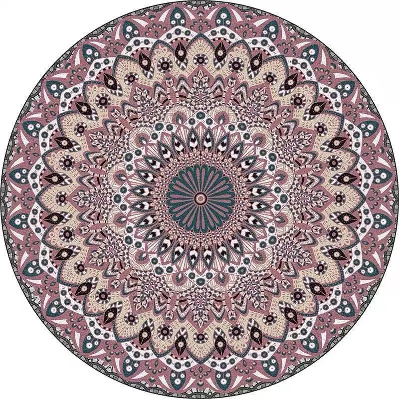 Mandala Patterned Area Rug Stornfield