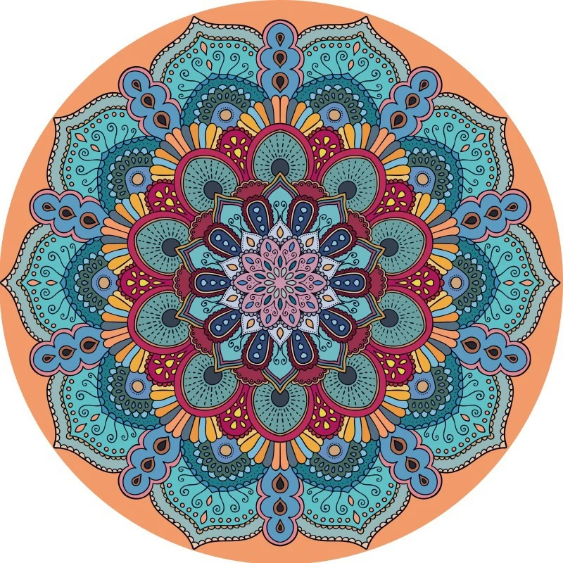 Mandala-Inspired Decorative Area Rug Stornfield