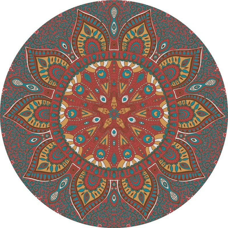 Mandala-Inspired Decorative Area Rug Stornfield