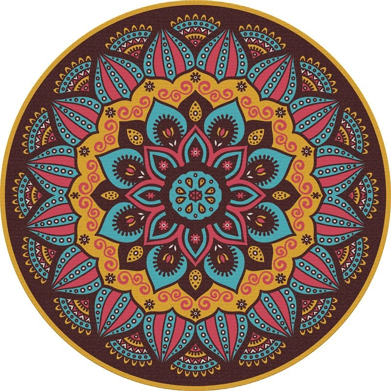 Mandala-Inspired Decorative Area Rug Stornfield