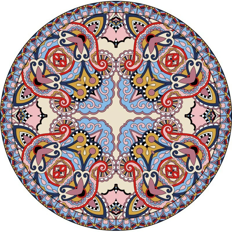 Mandala-Inspired Decorative Area Rug Stornfield