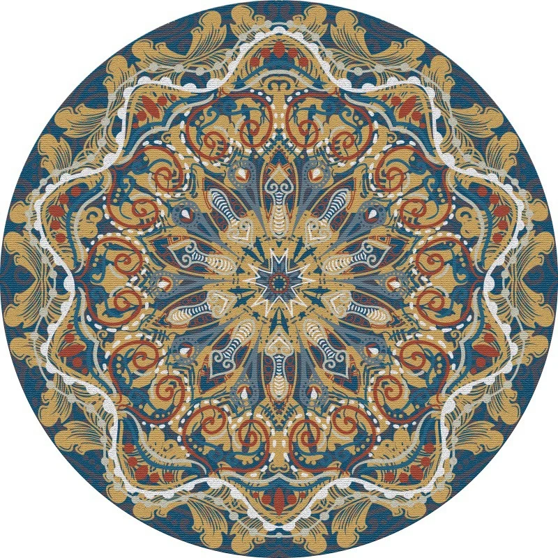 Mandala-Inspired Decorative Area Rug Stornfield