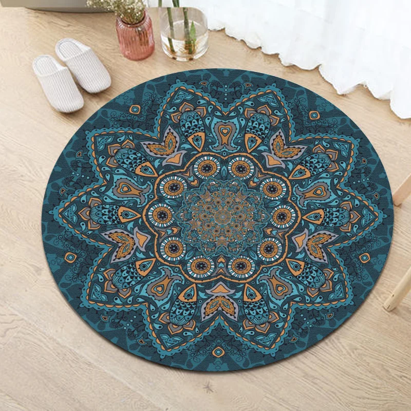 Mandala-Inspired Decorative Area Rug Stornfield
