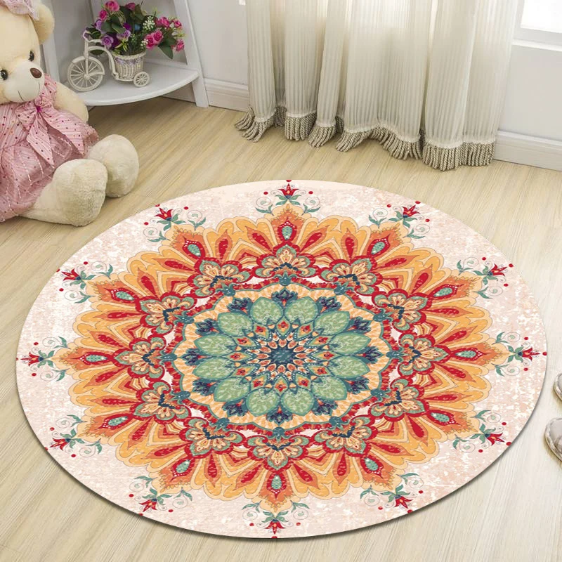 Mandala-Inspired Decorative Area Rug Stornfield