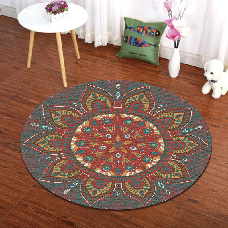 Mandala-Inspired Decorative Area Rug Stornfield
