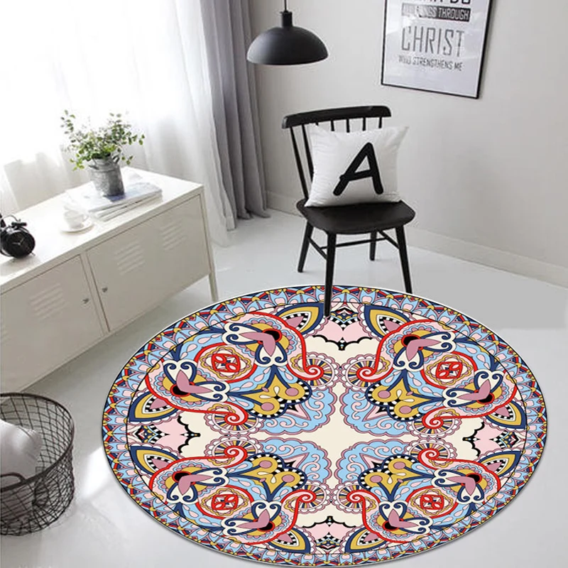 Mandala-Inspired Decorative Area Rug Stornfield