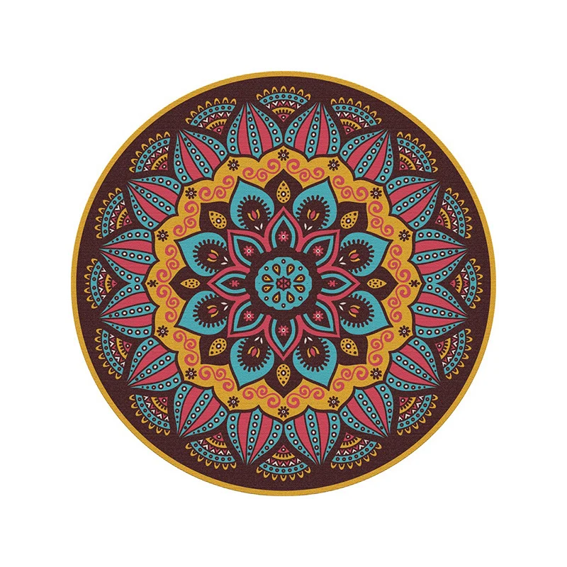 Mandala-Inspired Decorative Area Rug Stornfield