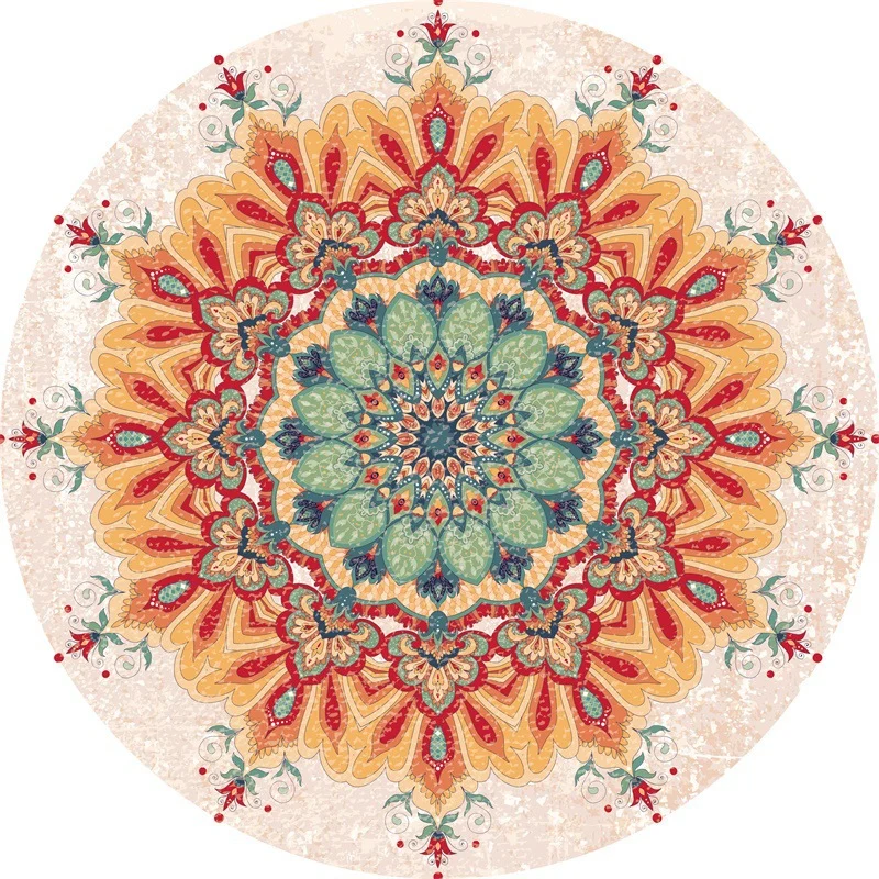Mandala-Inspired Decorative Area Rug Stornfield
