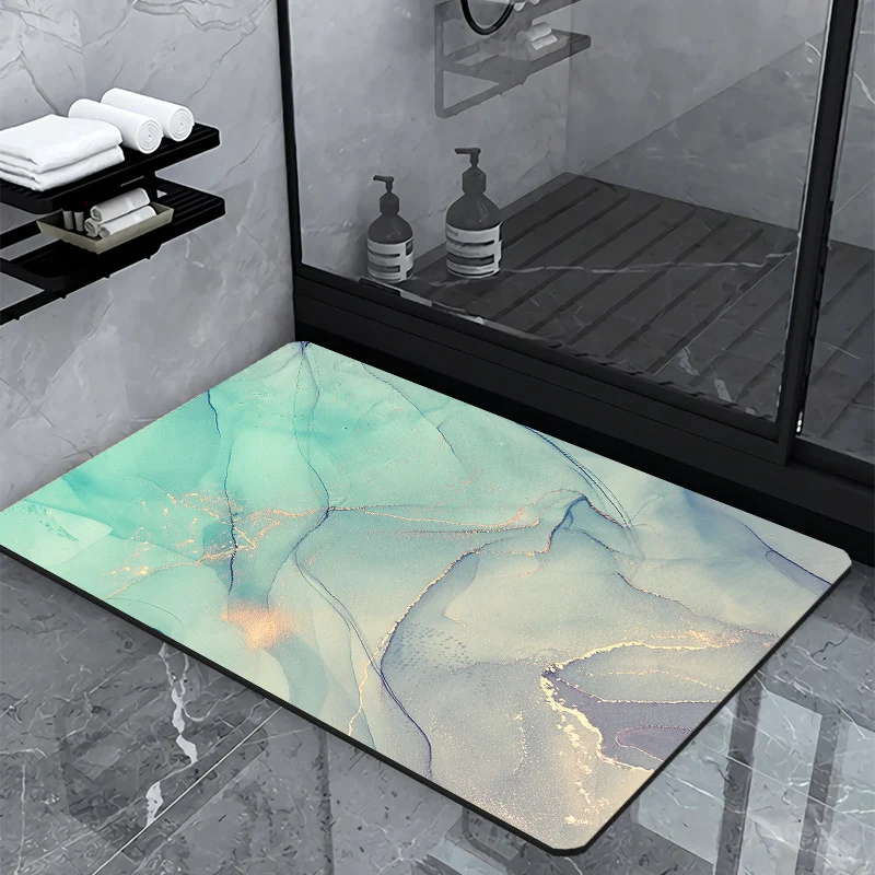 Luxury Marble Design Bath Mat Stornfield