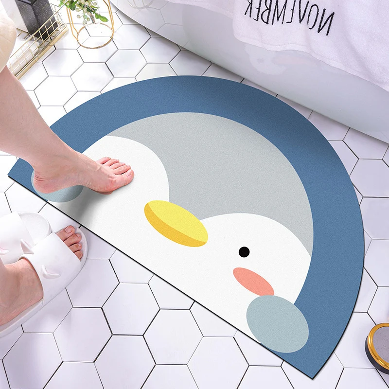 Lion-Themed Plush Bath Mat Stornfield