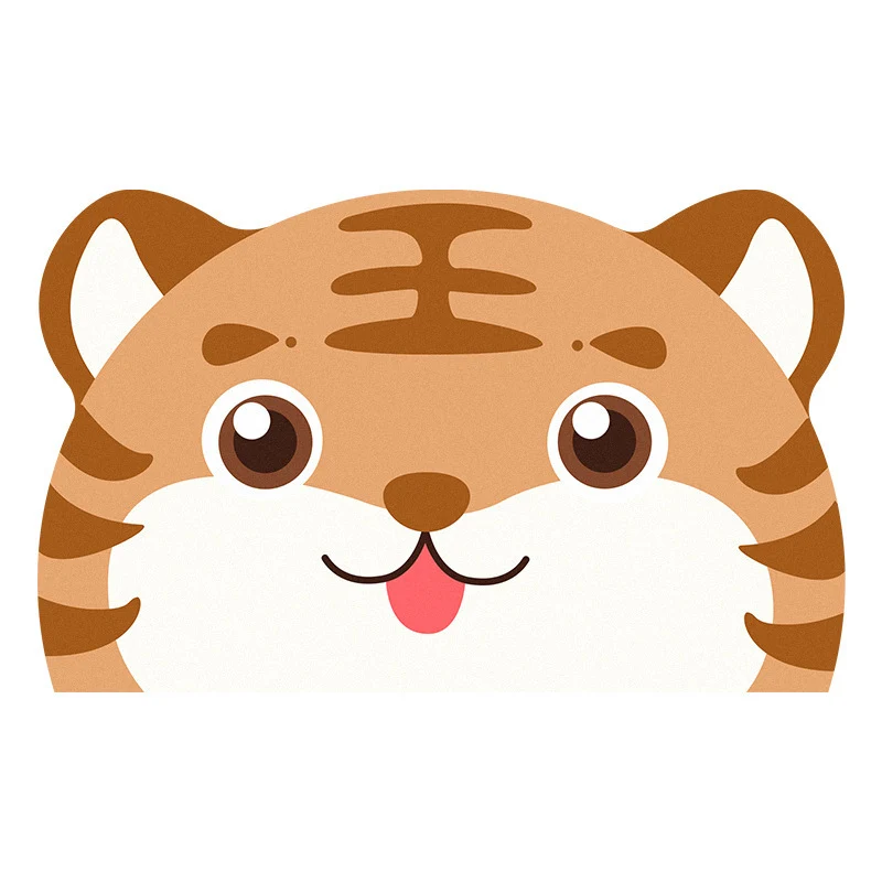 Lion-Themed Plush Bath Mat Stornfield