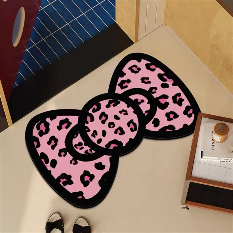 Leopard Print Decorative Bath Mat Stornfield