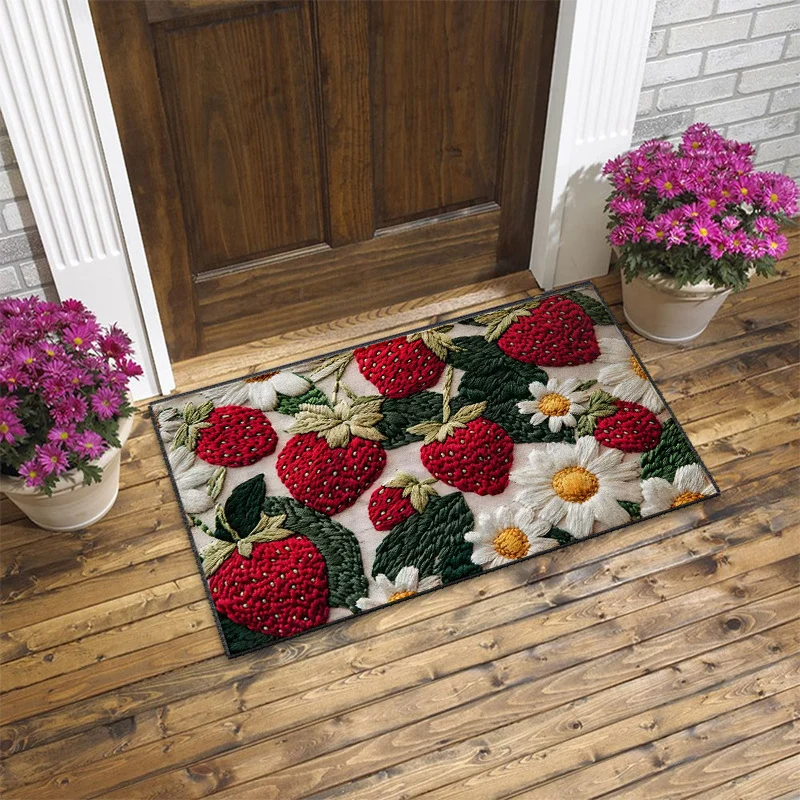 Leaf Design Outdoor Entrance Mat Stornfield