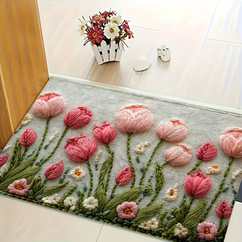 Leaf Design Outdoor Entrance Mat Stornfield