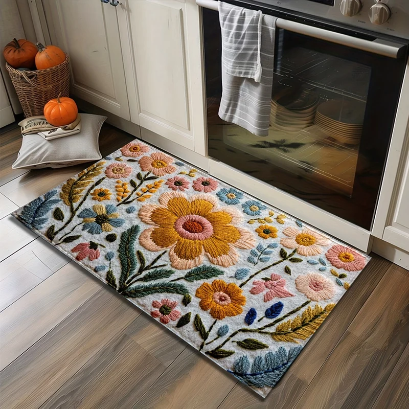 Leaf Design Outdoor Entrance Mat Stornfield