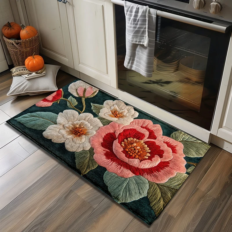 Leaf Design Outdoor Entrance Mat Stornfield