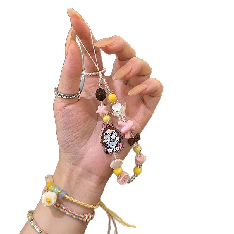 Kreative Themen Charm Perlen Handy Lanyard Karnz