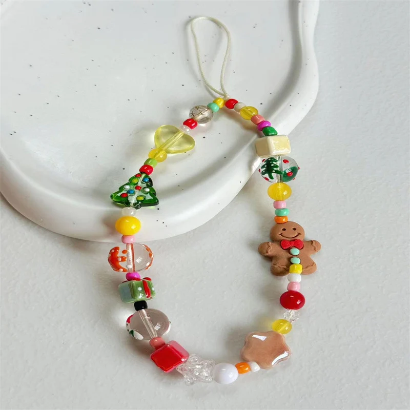 Kreativer Urlaubsthematischer Perlen-Handystrap Karnz