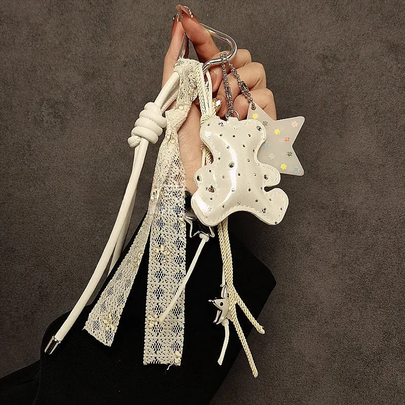 Kreativer Bären Charm Schlüsselanhänger Halter Karnz