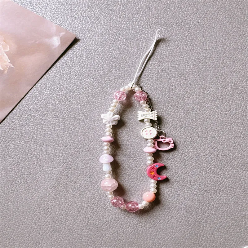 Kreativer Perlen-Handy-Charm-Tragegurt Karnz