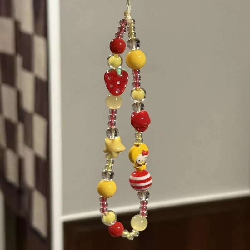 Kreativer Perlen Charm Telefon Lanyard Karnz