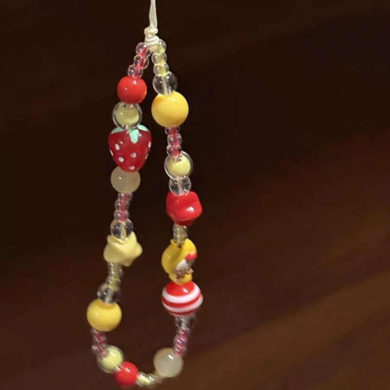 Kreativer Perlen Charm Telefon Lanyard Karnz