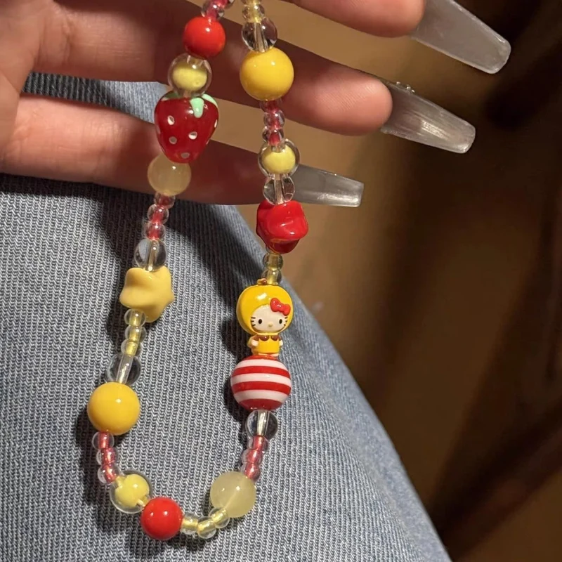Kreativer Perlen Charm Telefon Lanyard Karnz