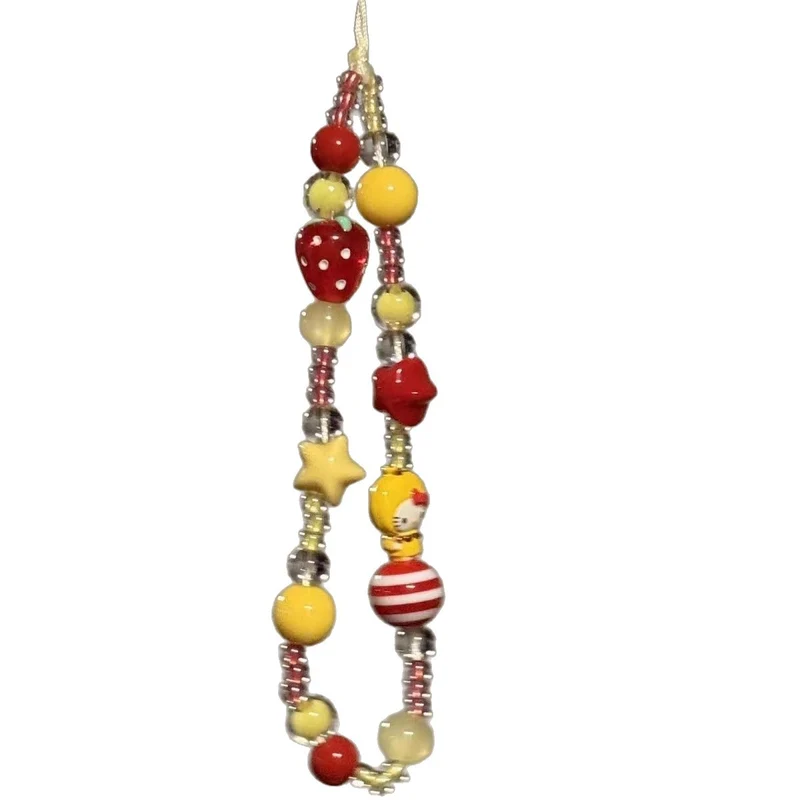 Kreativer Perlen Charm Telefon Lanyard Karnz