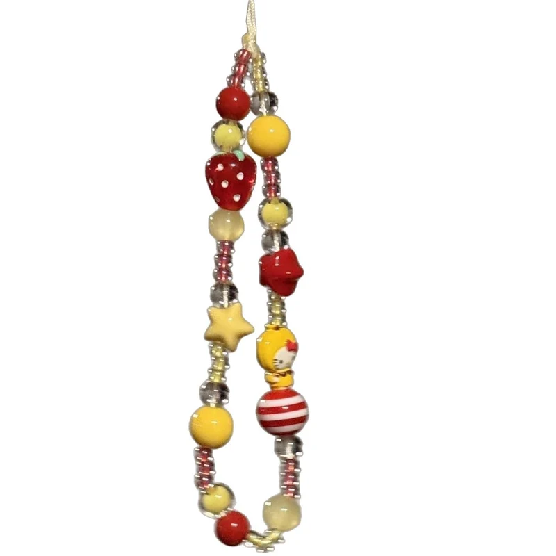 Kreativer Perlen Charm Telefon Lanyard Karnz