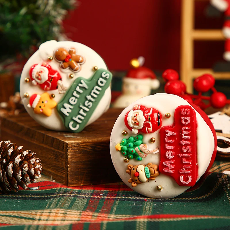 Christmas Decorative Trinket Box with Festive Sculpted Lid