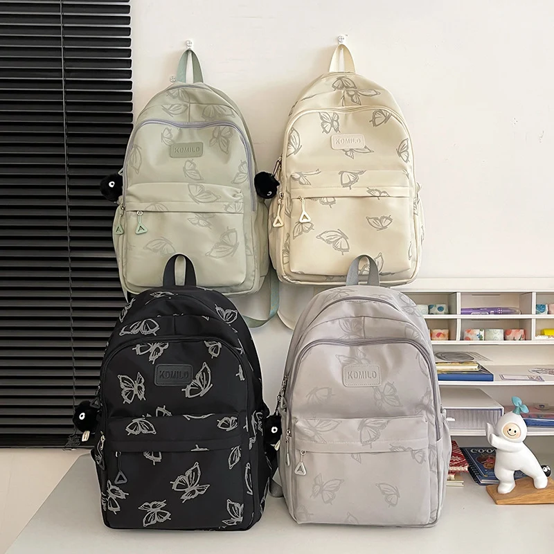 Stylish Butterfly Print Backpack Stornfield