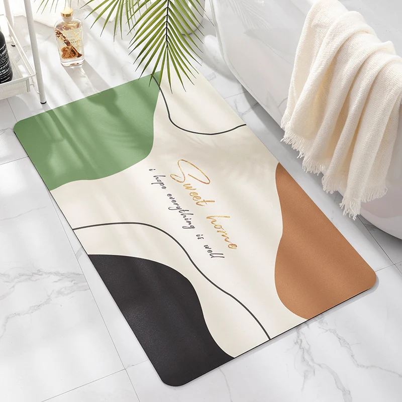 Tropisch inspiriert weicher Badteppich