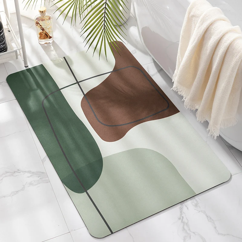 Tropisch inspiriert weicher Badteppich