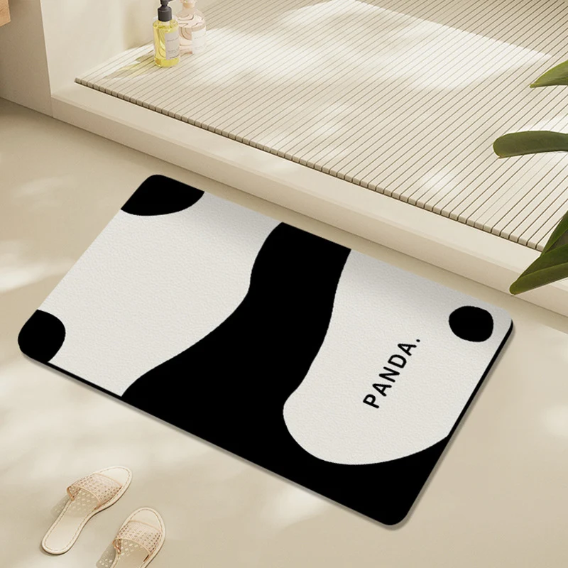 Verspielte Panda-Design Badematte
