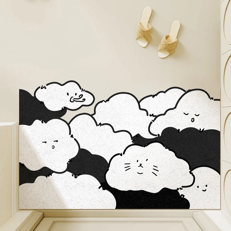 Verspielt Wolken-Themen Badmatte
