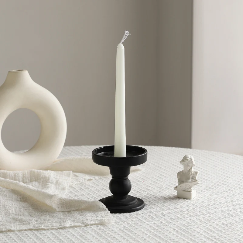 Hand-Poured Beaded Sphere Taper Candle