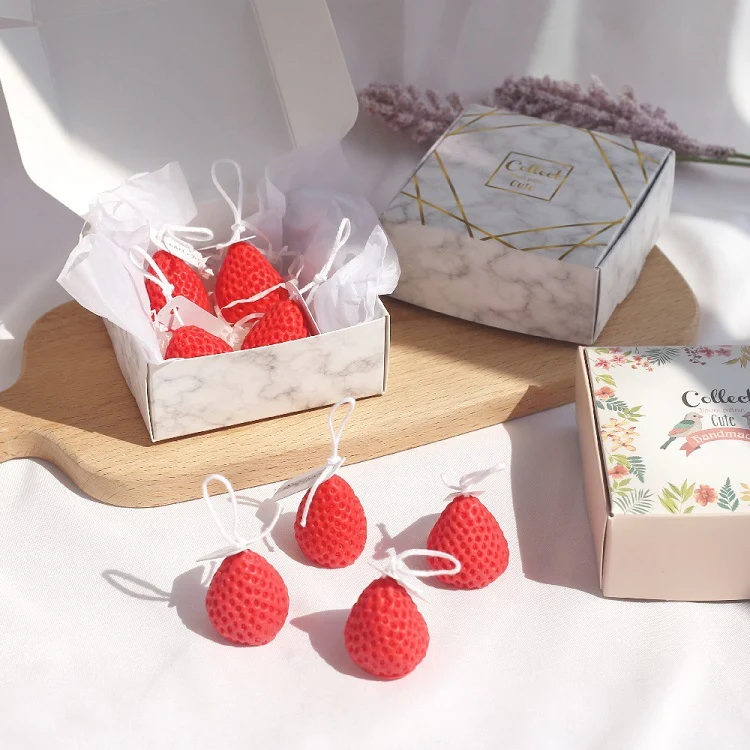 Decorative Strawberry-Shaped Scented Hanging Soap Gift Set