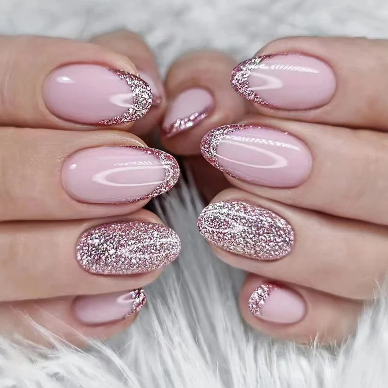 Glamorous Glitter Nail Enhancements Stornfield