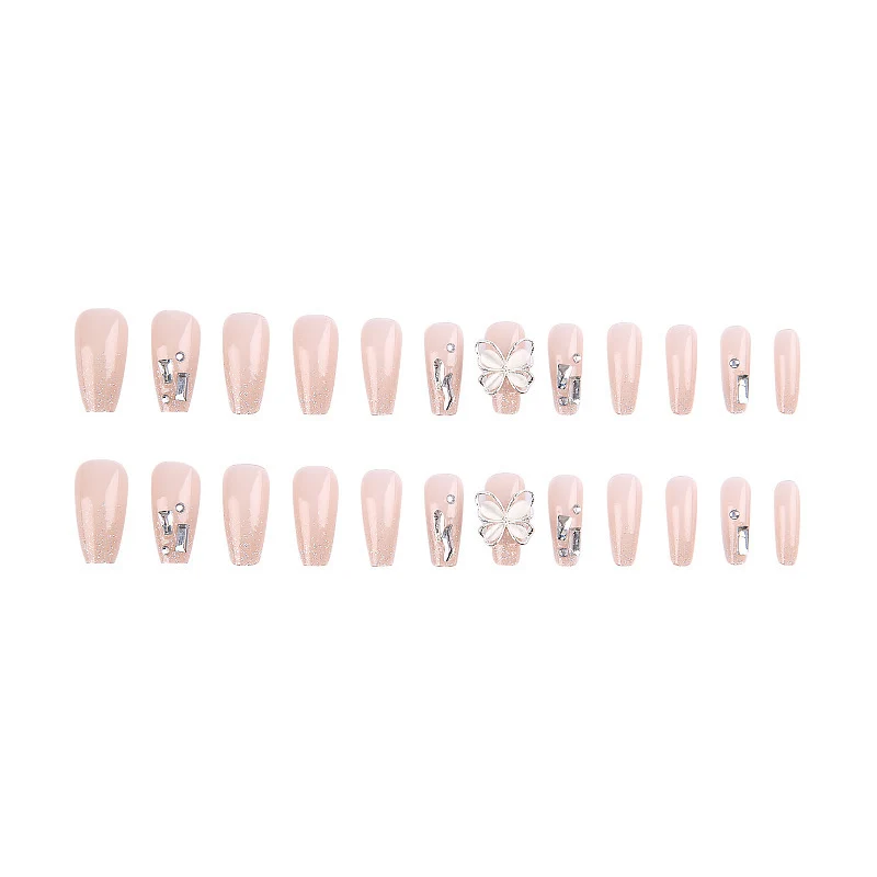 Glamorous Floral Acrylic Nail Art Extensions Stornfield