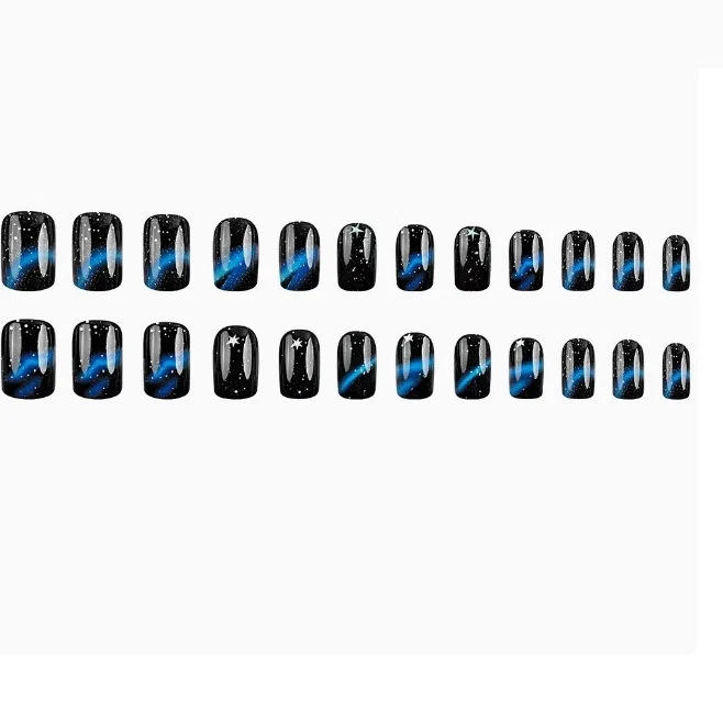 Galaxy-Themed Nail Art Set Stornfield