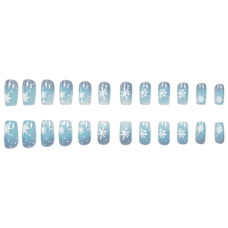 Frosted Snowflake Gel Nail Art Set Stornfield