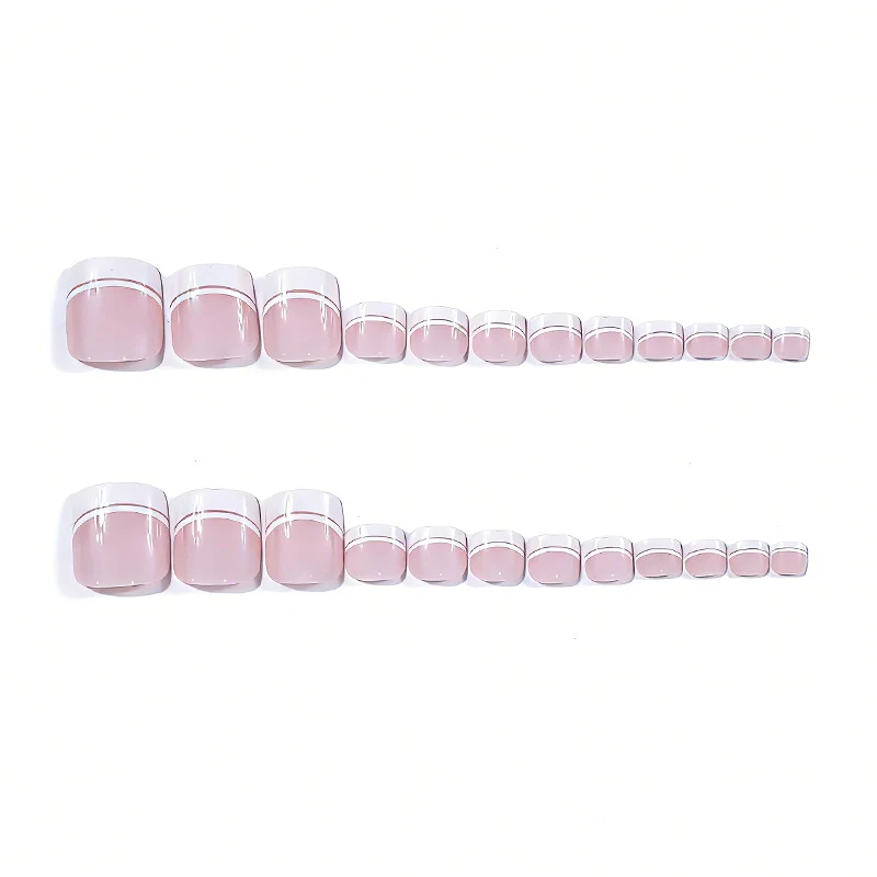 French Tip Pedicure Nail Art Stornfield