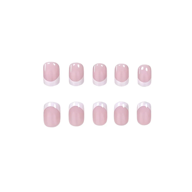 French Tip Gel Nail Enhancements Stornfield